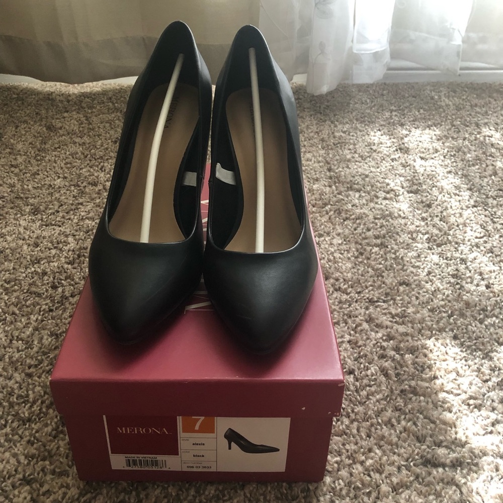 Merona Black Alexis Heels
